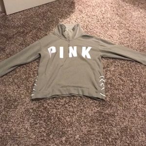 Green Half Zip Sweatshirt